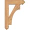 Ekena Millwork Westlake Arts and Crafts Smooth Bracket w/ Offset Brace, Western Red Cedar, 5 1/2"W x 18"D x 26"H BKT0604X18X26WTL03SWR - alternate 2